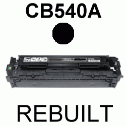 Toner-Patrone rebuilt HP (CB540A/125A) Black ColorLaserJet CM1312/CM1512, CP1210/CP1213/CP1214/CP1214N/CP1215/CP1216/CP1217/CP1510Series/CP1513/CP1513N/CP1514N/CP1515N/CP1516N/CP1517N/CP1518NI/CP1519N/CP1519NICM-1312/1512