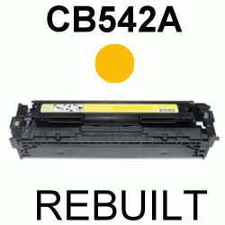 Toner-Patrone rebuilt HP (CB542A/125A) Yellow ColorLaserJet CM1312/CM1512, CP1210/CP1213/CP1214/CP1214N/CP1215/CP1216/CP1217/CP1510Series/CP1513/CP1513N/CP1514N/CP1515N/CP1516N/CP1517N/CP1518NI/CP1519N/CP1519NICM-1312/1512