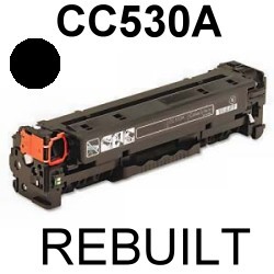 Toner-Patrone rebuilt HP (CC530A/304A) Black ColorLaserJet CM-2320/CM-2720,CP2020/CP2024/CP2024DN/CP2025/CP2025DN/CP2025N/CP2025X/CP2026/CP2026DN/CP2026N/CP2027/CP2027DN/CP2027N