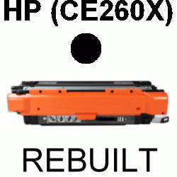 Toner-Patrone rebuilt HP (CE260X/649X) Black ColorLaserJet Enterprise CP-4525, CLJ CP-4520