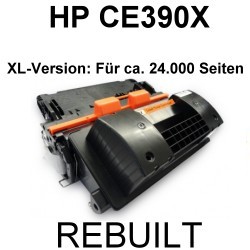 Toner-Patrone rebuilt HP (CE390X/90X) LaserJet Enterprise 600 M601/M601DN/M601N/M602/M602DN/M602N/M602X/M603DN/M603N/M603XH, M4500Series/M4555