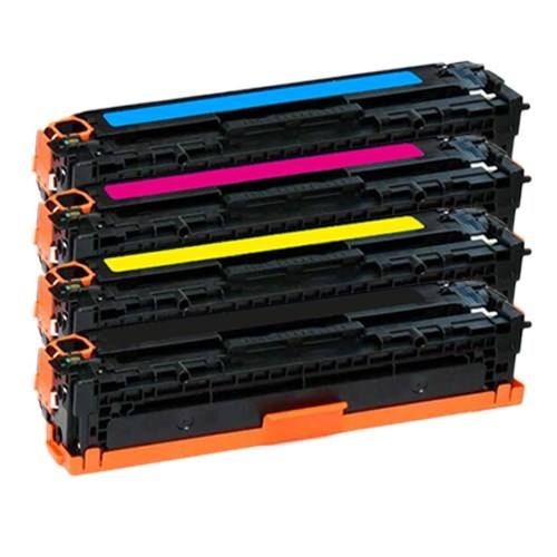 SET Toner kompatibel HP (CF210X/CF211A/CF212A/CF213A, 131A/131X) C/M/Y/K