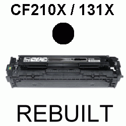 Toner-Patrone rebuilt HP (CF210X/131X) Black LaserJet PRO 200 color M-251N/251NW, M-276N/276NW