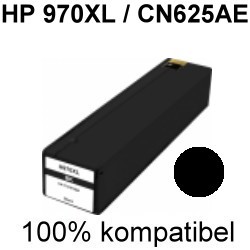 Drucker-Patrone rebuilt HP (CN625AE/NO.970XL) Black HP OfficeJet Pro-X 450 Series, HP OfficeJet Pro X 451dn, HP Officejet Pro X 451dw, Hp OfficeJet Pro X 470 Series, HP OfficeJet Pro X 476dn, HP OfficeJet Pro X 476dw, HP OfficeJet Pro X 551dw, HP OfficeJ