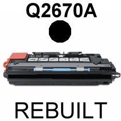 Toner-Patrone rebuilt HP (Q2670A/308A) Black ColorLaserJet-3500/3500N/3550/3550N/3700/3700DN/3700DTN/3700N