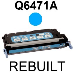 Toner-Patrone rebuilt HP (Q6471A/502A) Cyan ColorLaserJet-3600/3600DN/3600N