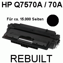Toner-Patrone rebuilt HP (Q7570A/70A) Black, Laserjet M 5000 Series/5025 MFP/5035 MFP/5035 X MFP/5035 XS MFP