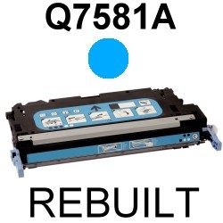 Toner-Patrone rebuilt HP (Q7581A/503A) Cyan ColorLaserJet-3800/3800DN/3800DTN/3800N,CP-3505/CP-3505DN/CP-3505N/CP-3505X