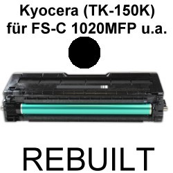 Toner-Patrone rebuilt Kyocera/Mita (TK-150K) Black FS-C 1020MFP