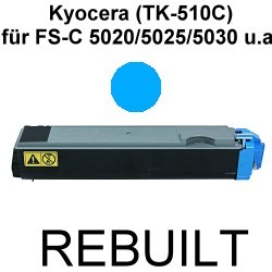 Toner-Patrone rebuilt Kyocera/Mita (TK-510C) Cyan FS-C 5020DN/5020DTN/5020N/5020TN/5025N/5030DN/5030DTN/5030N/5030TN