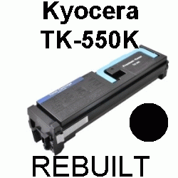 Toner-Patrone rebuilt Kyocera/Mita (TK-550K) Black FS-C 5200DN