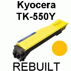 Toner-Patrone rebuilt Kyocera/Mita (TK-550Y) Yellow FS-C 5200DN