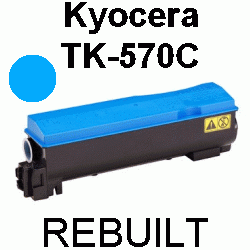Toner-Patrone rebuilt Kyocera/Mita (TK-570C) Cyan FS-C 5400DN