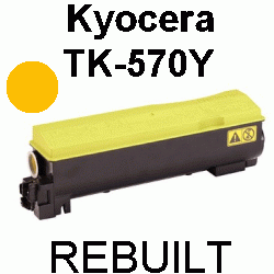 Toner-Patrone rebuilt Kyocera/Mita (TK-570Y) Yellow FS-C 5400DN