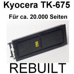 Toner-Patrone rebuilt Kyocera (TK-675), KM 2540/KM 2560/KM 3040/ KM 3060