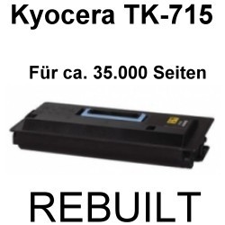 Toner-Patrone rebuilt Kyocera (TK-715), KM 3050/4050/5050