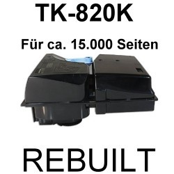Toner-Patrone rebuilt Kyocera/Mita (TK-820K) Black FS-C 8100 DN