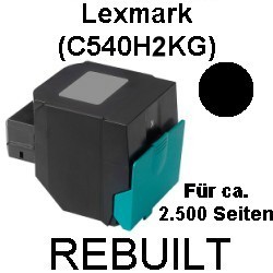 Toner-Patrone rebuilt Lexmark (C540H2KG) Black C540/C543/C544/C546, X543/X544/X546/X548