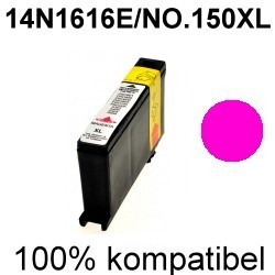 Drucker-Patrone kompatibel Lexmark (14N1616E/NO.150XL) Magenta Interpret S415, Impact S315, Intuition S515, PRO-715/910/915