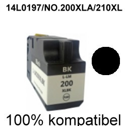 Drucker-Patrone kompatibel Lexmark (14L0197/NO.200XLA/210XL) Black Officeedge PRO 4000/4000C/4000Series/5500/5500Series/5500T