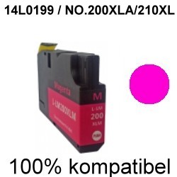 Drucker-Patrone kompatibel Lexmark (14L0199/NO.200XLA/210XL) Magenta Officeedge PRO 4000/4000C/4000Series/5500/5500Series/5500T