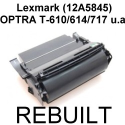 Toner-Patrone rebuilt Lexmark (12A5845) Optra T610/T610N/T610N SOL/T610SX/T612/T612N/T612N SOL/T612V/T614/T614DX/T614N/T614N SOL/T614NL/T614S/T616/T616N/T616N SOL/T717