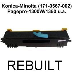 Toner-Patrone rebuilt Konica-Minolta (1710567002) Black Pagepro-1300/1300W/1350E/1350EN/1350W/1380MF/1390MF