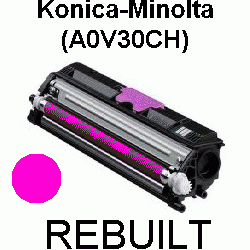 Toner-Patrone rebuilt Konica-Minolta (A0V30CH) Magenta Magicolor-1600W/1650EN/1650END/1650ENDT/1680MF/1690MF