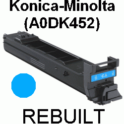 Toner-Patrone rebuilt Konica-Minolta (A0DK452) Cyan Magicolor-4650DN/4650EN/1690MF/4695MF