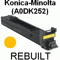 Toner-Patrone rebuilt Konica-Minolta (A0DK252) Yellow Magicolor-4650DN/4650EN/1690MF/4695MF