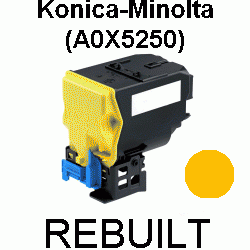 Toner-Patrone rebuilt Konica-Minolta (A0X5250) Yellow Magicolor-4750DN/4750EN