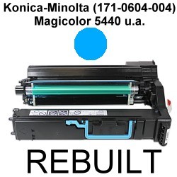 Toner-Patrone rebuilt Konica-Minolta (171-0604-004) Cyan Magicolor-5440/5440DL/5440DLD/5440DLX/5440Desklaser/5450/5450D/5450DLX/5450DX