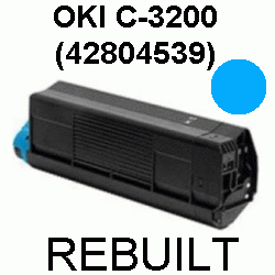 Toner-Patrone rebuilt Oki (42804539) Cyan C-3200/C3200