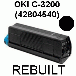 Toner-Patrone rebuilt Oki (42804540) Black C-3200/C3200