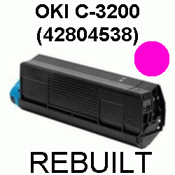 Toner-Patrone rebuilt Oki (42804538) Magenta C-3200/C3200