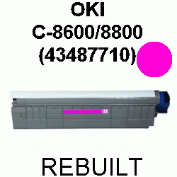 Toner-Patrone rebuilt Oki (43487710) Magenta C8600/C8800/C-8600/8800