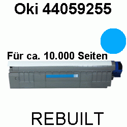 Toner-Patrone rebuilt Oki (44059255) Cyan, MC 850 Series/851 Cdtn/851 Cdxn/851 DN/MC 851 DN Plus/MC 861 Cdtn/MC 861 Cdtn Plus/861 Cdxn/MC 861 Cdxn Plus/MC 861 DN/861 DN Plus/MC 862 Cdtn/MC 862 Cdxn/MC 862 DN