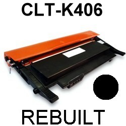 Toner-Patrone rebuilt Samsung (CLT-K406S) Black CLP-360/365,CLP360/CLP365,CLX-3300/3305,CLX3300/CLX3305,Xpress C410W/C460
