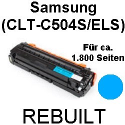 Toner-Patrone rebuilt Samsung (CLT-C504S/ELS) Cyan CLP-415 N/NW, CLP415, CLX-4195 FN/FW/N, CLX4195