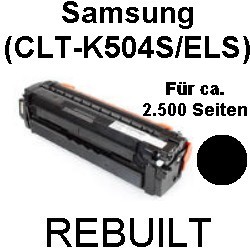 Toner-Patrone rebuilt Samsung (CLT-K504S/ELS) Black CLP-415 N/NW, CLP415, CLX-4195 FN/FW/N, CLX4195