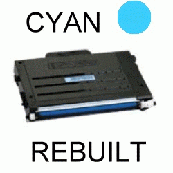 Toner-Patrone rebuilt Samsung (CLP-500D5C/ELS) Cyan CLP-500/500A/500G/500N/500NA/500R/550/550G/550N, CLP500/CLP500A/CLP500G/CLP500N/CLP500NA/CLP500R/CLP550/CLP550G/CLP550N