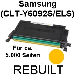 Toner-Patrone rebuilt Samsung (CLT-Y6092S/ELS) Yellow CLP-770/775, CLP770/CLP775 ND/NDK/NDKG