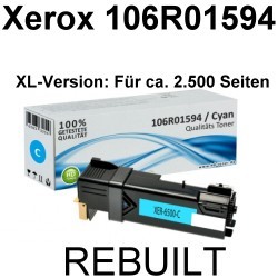 Toner-Patrone rebuilt Xerox (106R01594) Cyan Phaser 6500DN/6500N/6500Series, WC-6500Series/6505DN/6505N, Workcentre 6500Series/6505DN/6505N
