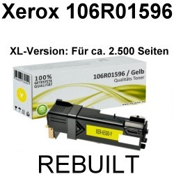 Toner-Patrone rebuilt Xerox (106R01596) Yellow Phaser 6500DN/6500N/6500Series, WC-6500Series/6505DN/6505N, Workcentre 6500Series/6505DN/6505N