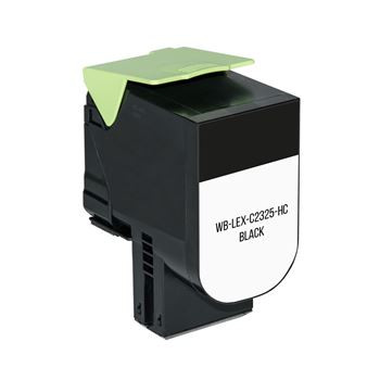 Toner-Patrone rebuilt Lexmark (C2320KO) Black, MC-2325/2425/2535/2640, C-2325/2425/2535