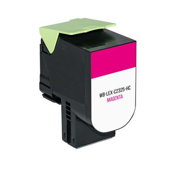 Toner-Patrone rebuilt Lexmark (C2320MO) Magenta, MC-2325/2425/2535/2640, C-2325/2425/2535