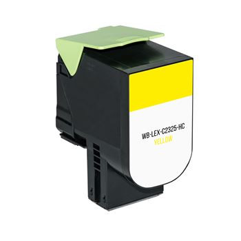 Toner-Patrone rebuilt Lexmark (C2320YO) Yellow, MC-2325/2425/2535/2640, C-2325/2425/2535