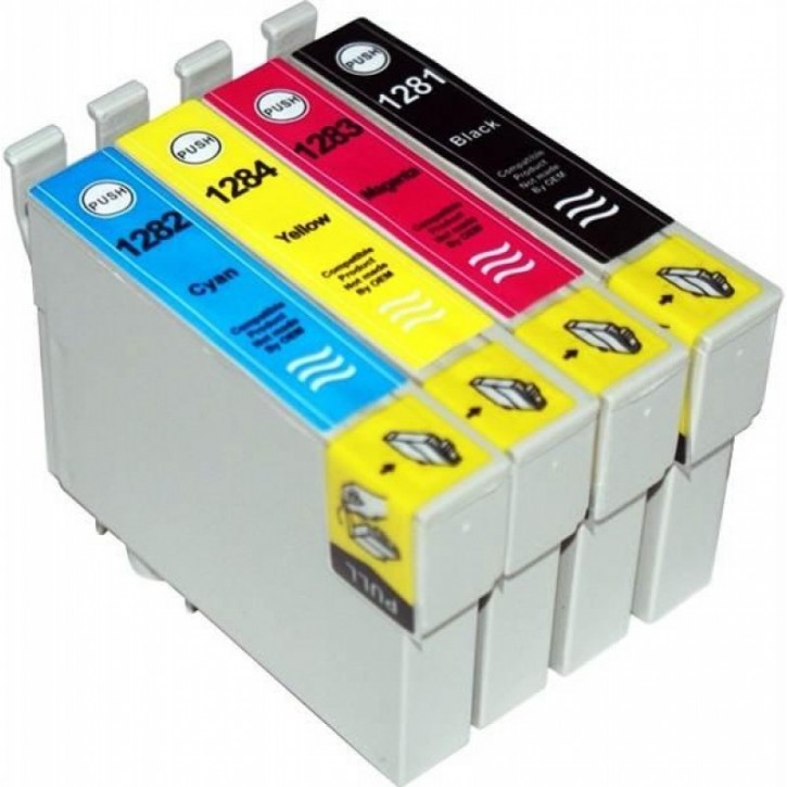 Multipack Drucker-Patrone Epson (T1281-T1284) BK/C/M/Y