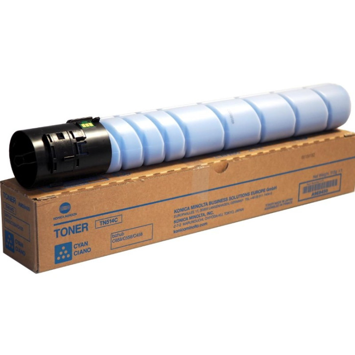 Original Konica Minolta Toner (TN-514C / A9E8450) Cyan (SONDERAKTION)