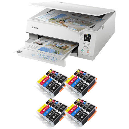 Canon PIXMA TS6351a, A4-Multifunktionsdrucker (schwarz, LAN, WLAN, USB, Kopie) + 20x XXL-Patronen zusätzlich